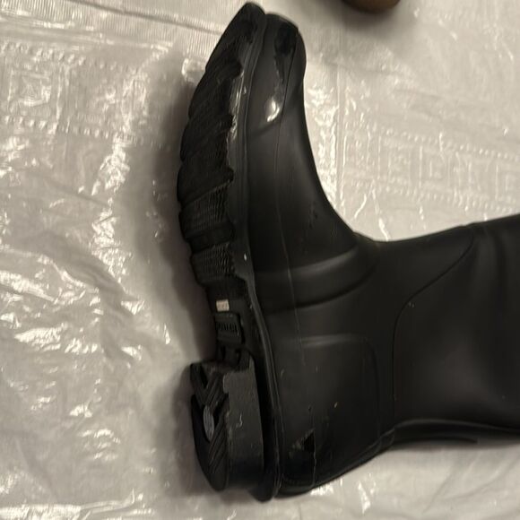 Hunter Women’s Original Tall Waterproof Solid Matte Black Size US 7 - Picture 14 of 14